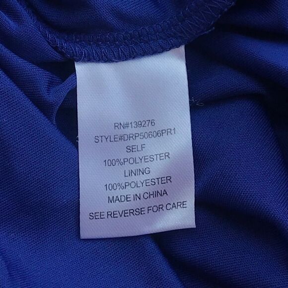 DR2 by Daniel Rainn Royal Blue Sheath Dress PS - Picture 6 of 6